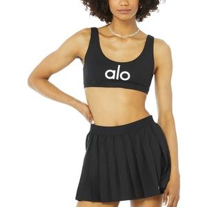 alo yoga ambient logo bra